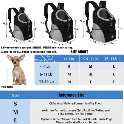 Portable Animal Hiking Backpack for Pets
