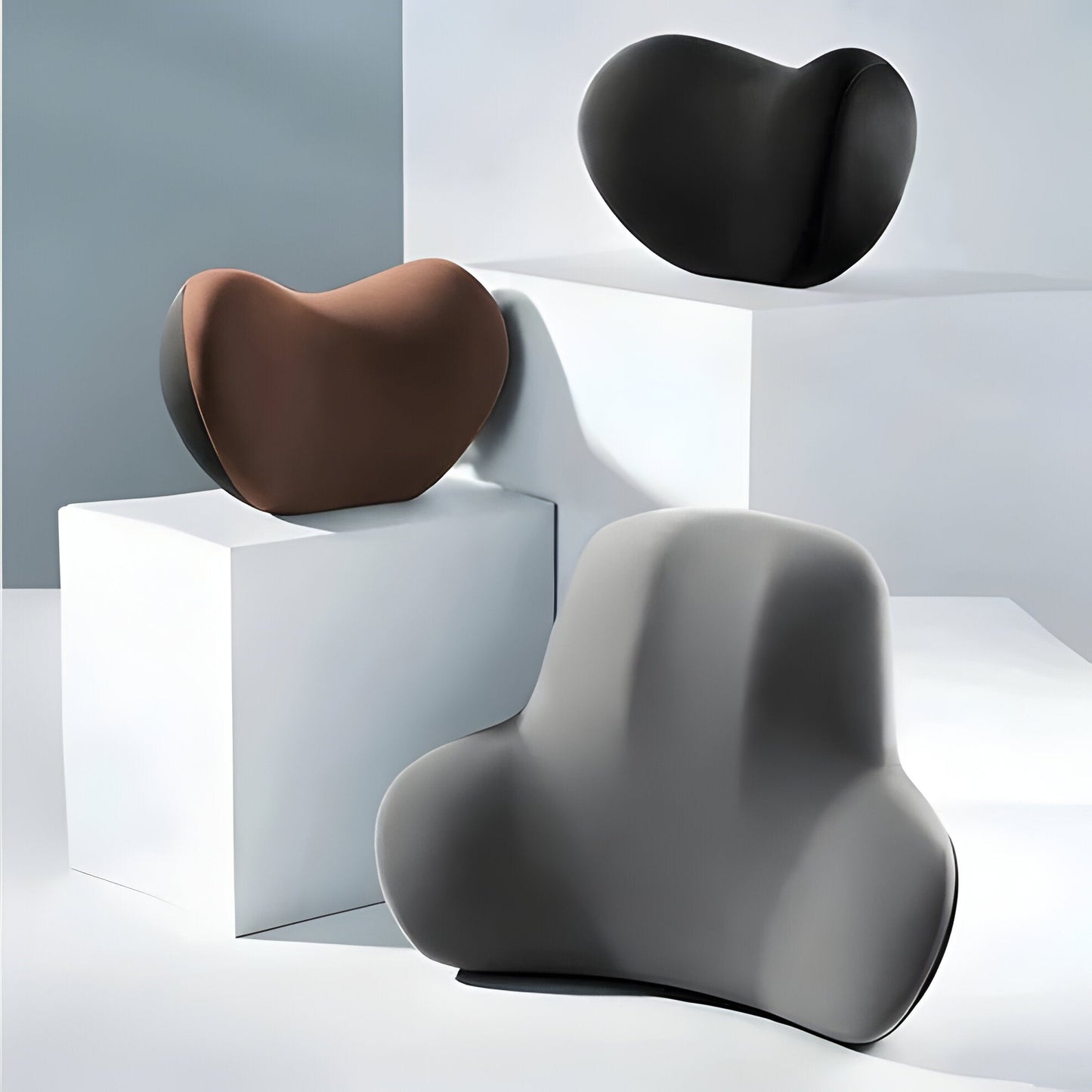 Contoured Car Seat Back Support Cushion