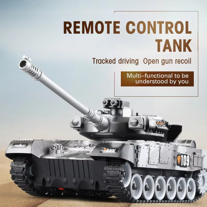 Big Remote Control Battle Tank Toy for Boys