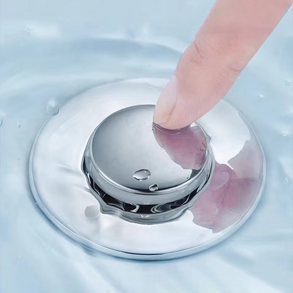 Easy Clean Sink Drain Plug with Hair Trap