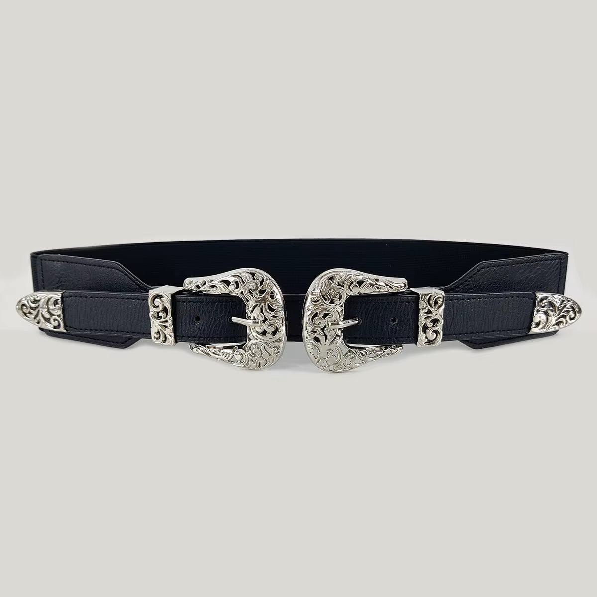 Elegant Adjustable Waist Belt for Women with Metallic Tassel