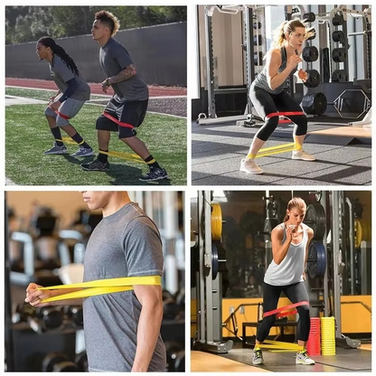 Compact Fitness Bands for Exercise and Home Gym