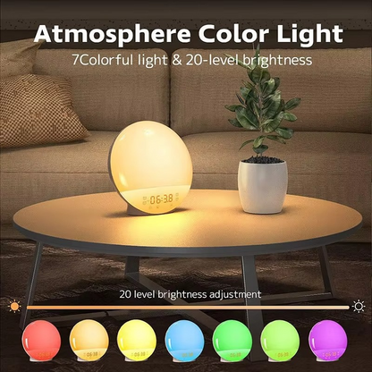 Smart LED Wake Up Clock with Radio and Nightlight