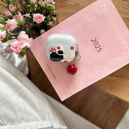 Colorful Animal Design Protective AirPods Case with Charm