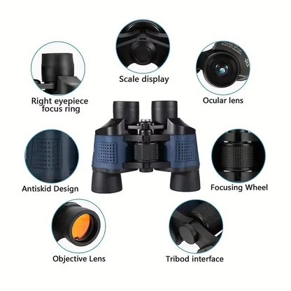 Clear View 60x60 HD High Power Outdoor Binoculars