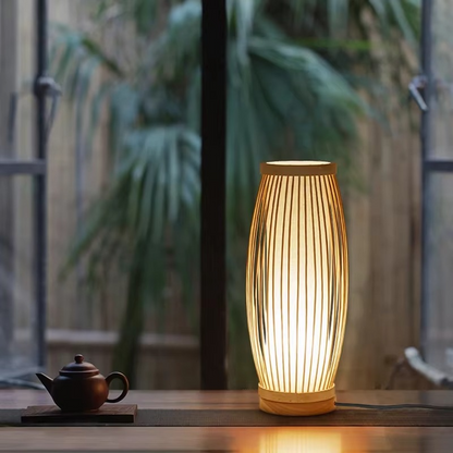 Natural Bamboo Floor Lamp for Home Decor