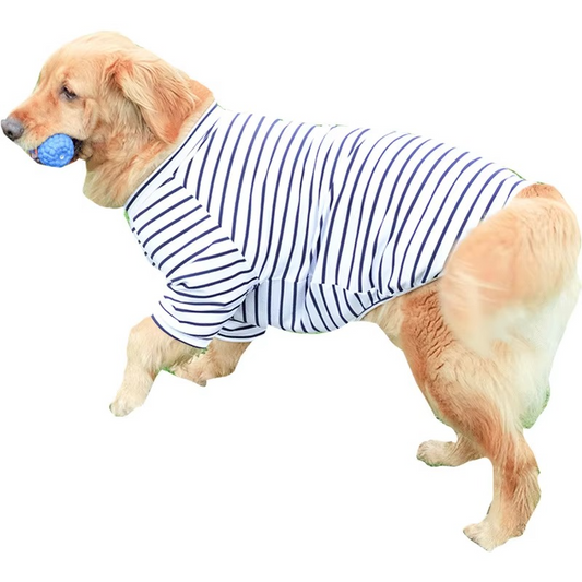 Comfortable Pet Stripe Tee Shirt for Dogs - Hehif