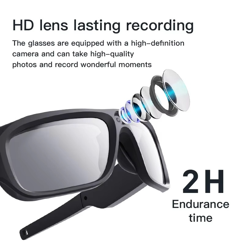 4K WiFi Action Camera Smart Glasses