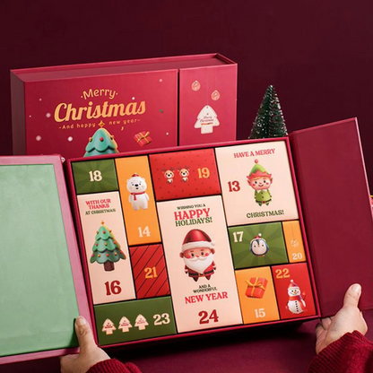 Christmas Countdown Calendar Gift Box Set