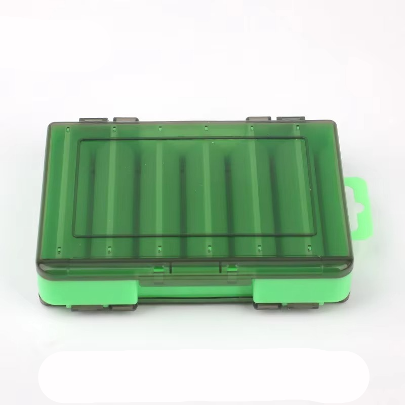 Compact Dual Layer Fishing Tackle Box with Clear View