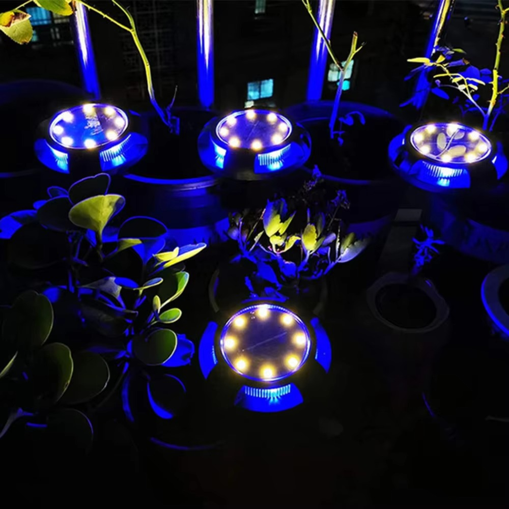 Colorful Outdoor Solar Powered LED Path Lights - Hehif