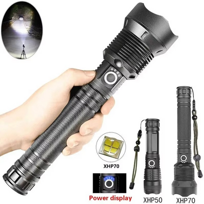 Bright USB Rechargeable LED Flashlight