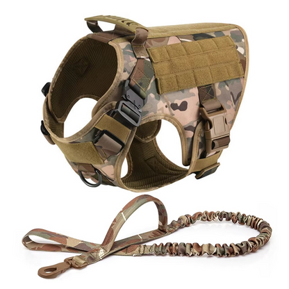 Durable Dog Vest Harness and Lead Set for Big Dogs