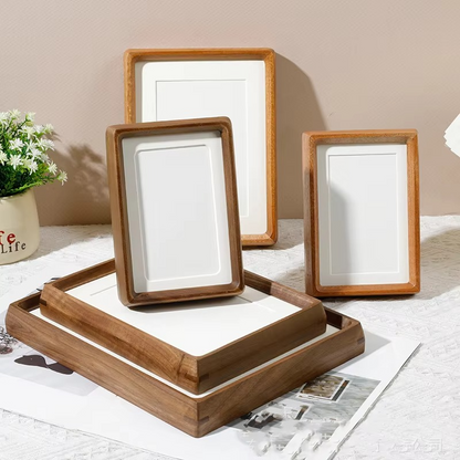 Natural Wooden Dark Brown Picture Frame