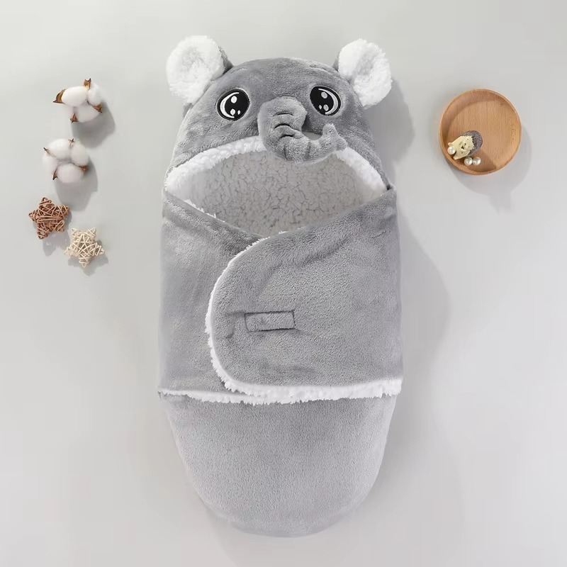 Warm Fleece Baby Sleep Sack for Winter, Snug Infant Blanket