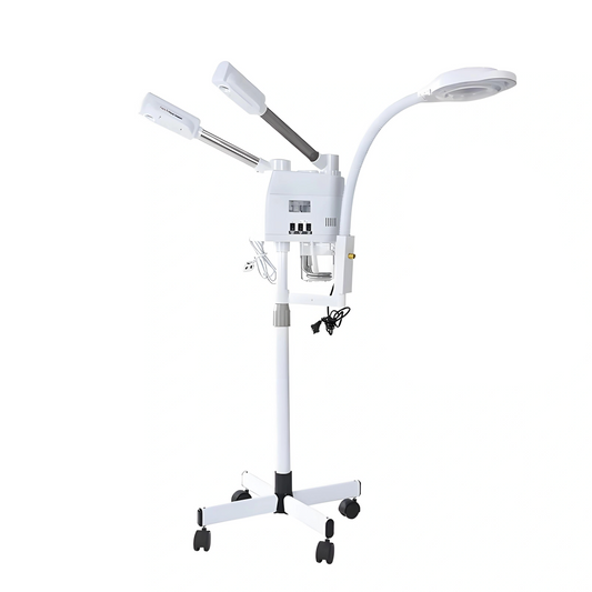 Advanced Facial Steamer with LED Light and Nano Mist - Hehif