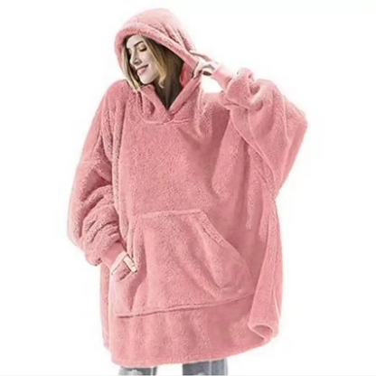 Cozy Large Throw Hooded Blanket for Him and Her