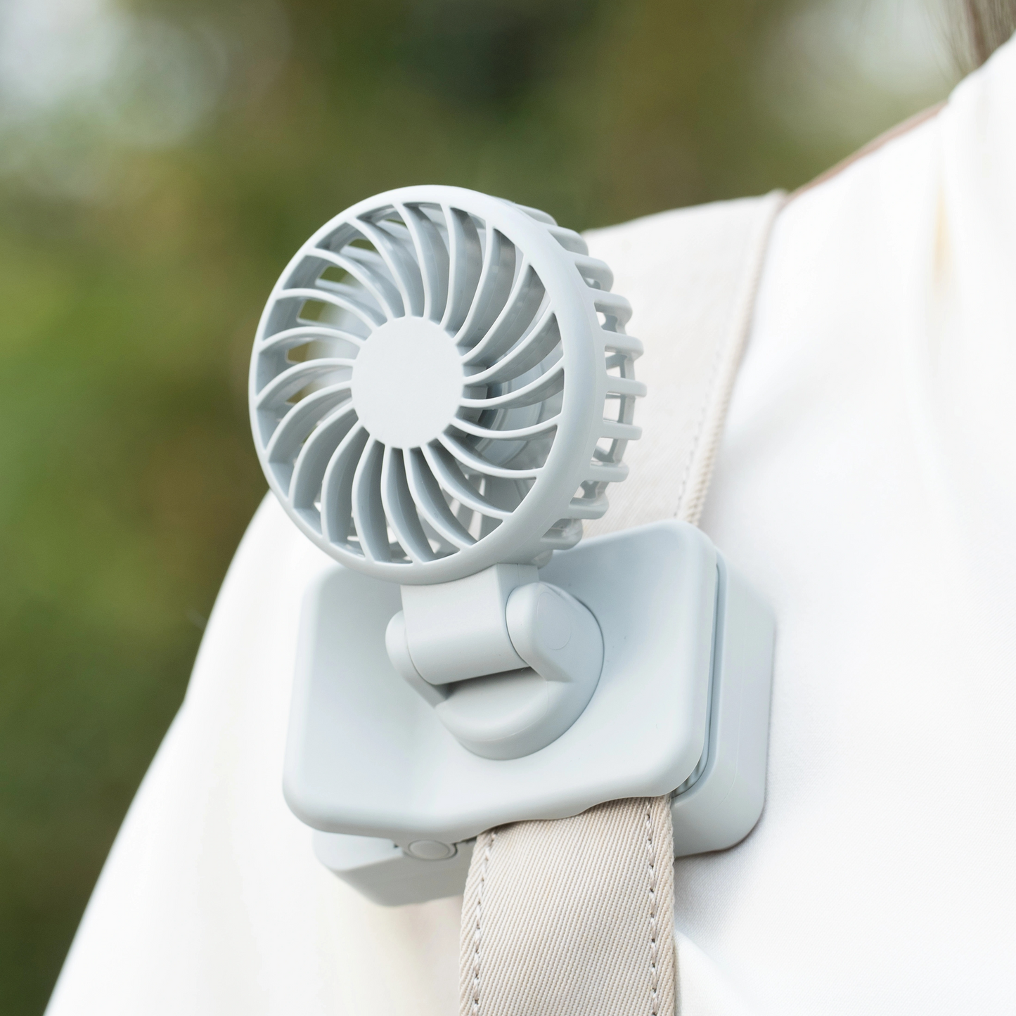 Compact USB Rechargeable Personal Fan with 3 Speeds