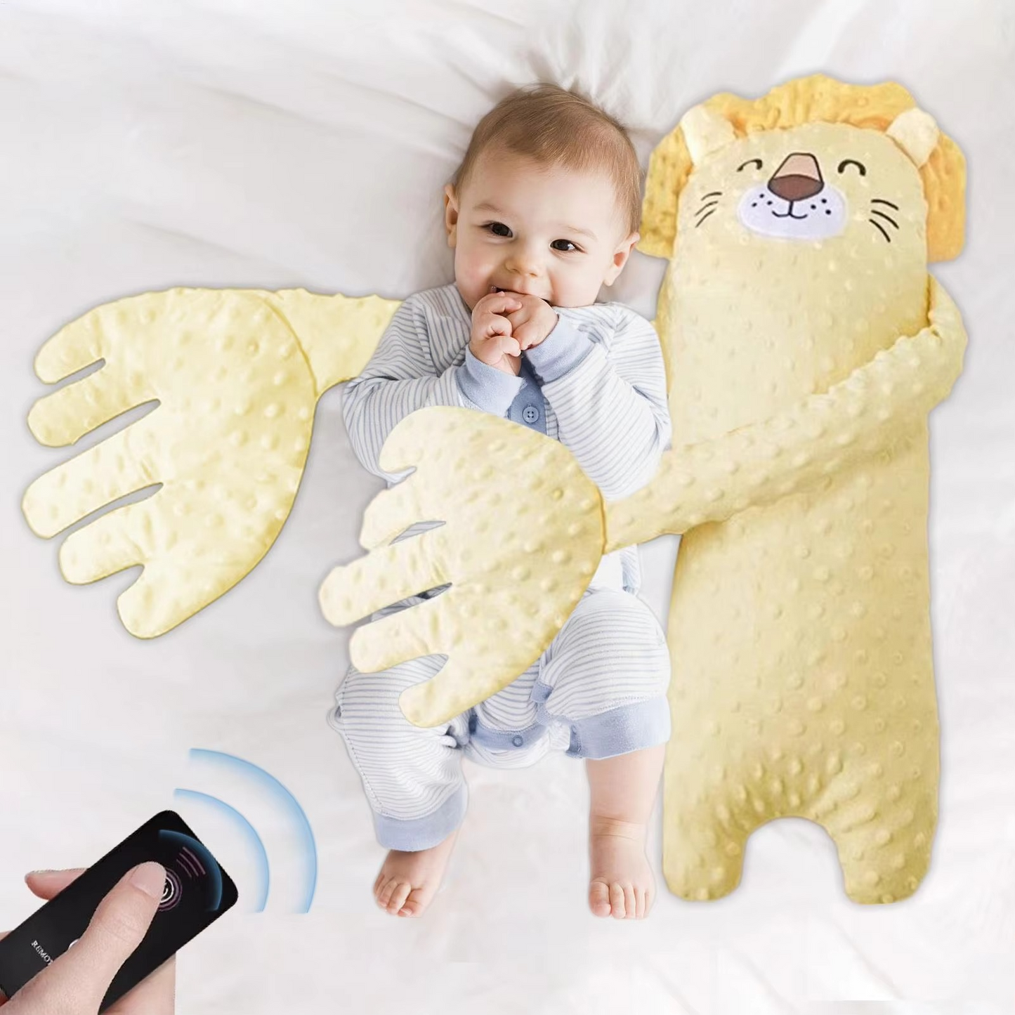 Gentle Baby Sleep Pillow: Calming Touch Assist