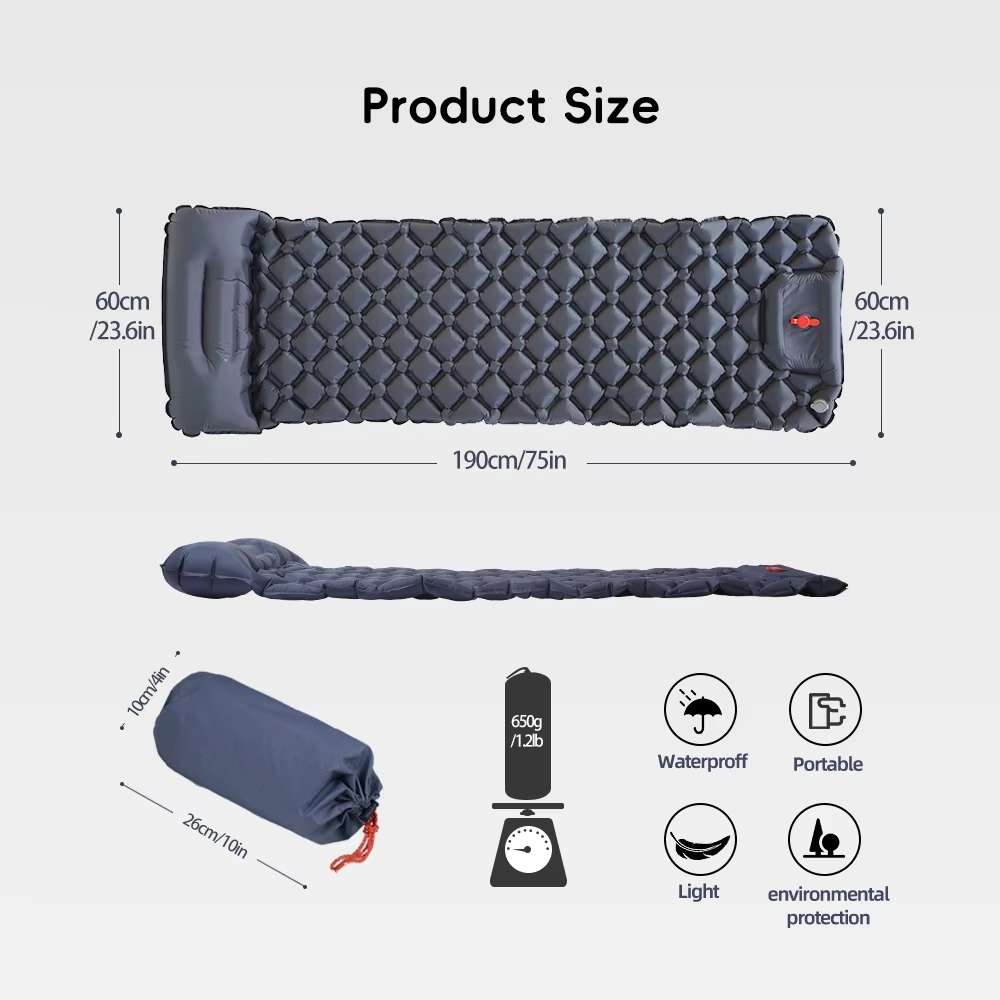Portable Self Inflating Camping Sleep Mat