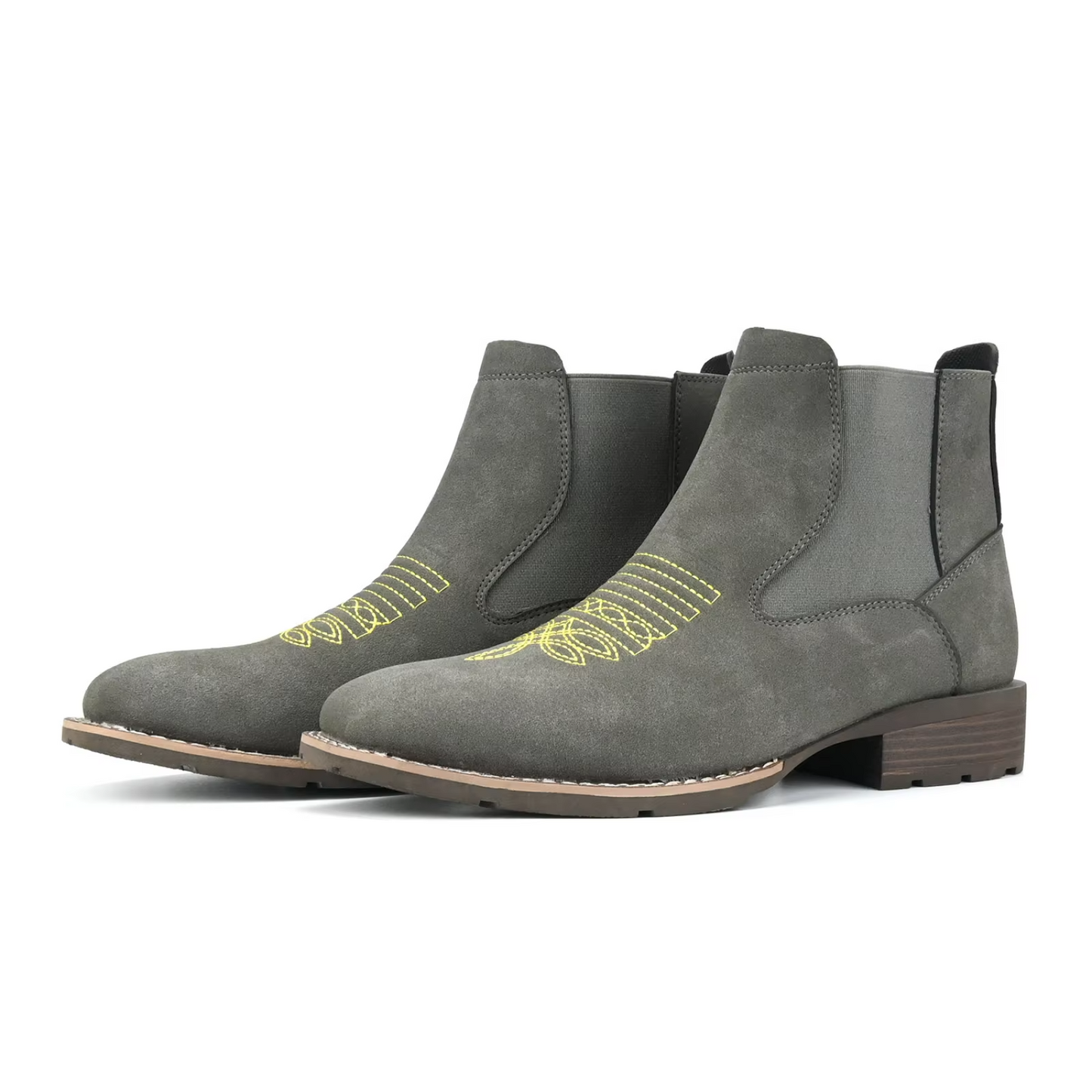 Vintage Style Leather Chelsea Boots for Men