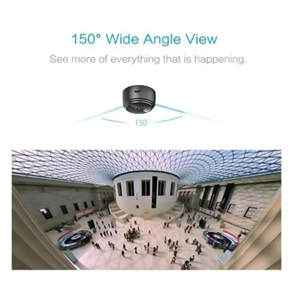 Small WiFi 720P Home Security Camera with Phone App