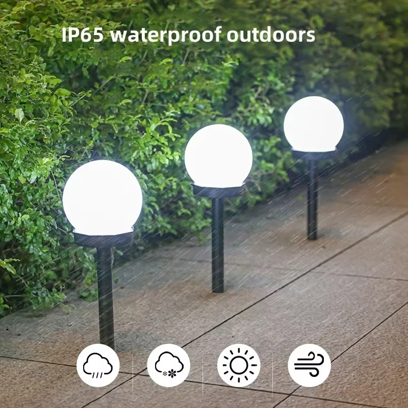 Outdoor Solar Powered Globe Garden Light