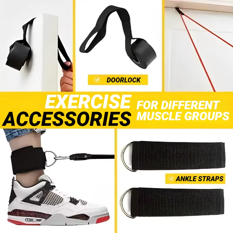 Premium Home Workout Resistance Band Kit with Handles