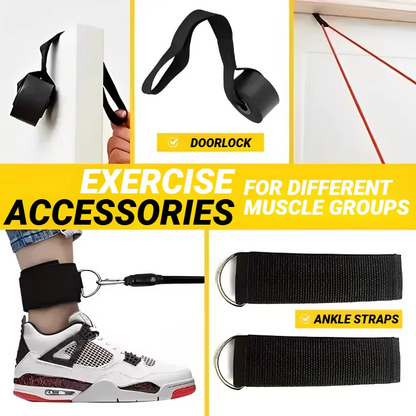 Premium Home Workout Resistance Band Kit with Handles