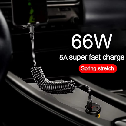 Dual Tip Fast Charging Cable USB-C & Lightning