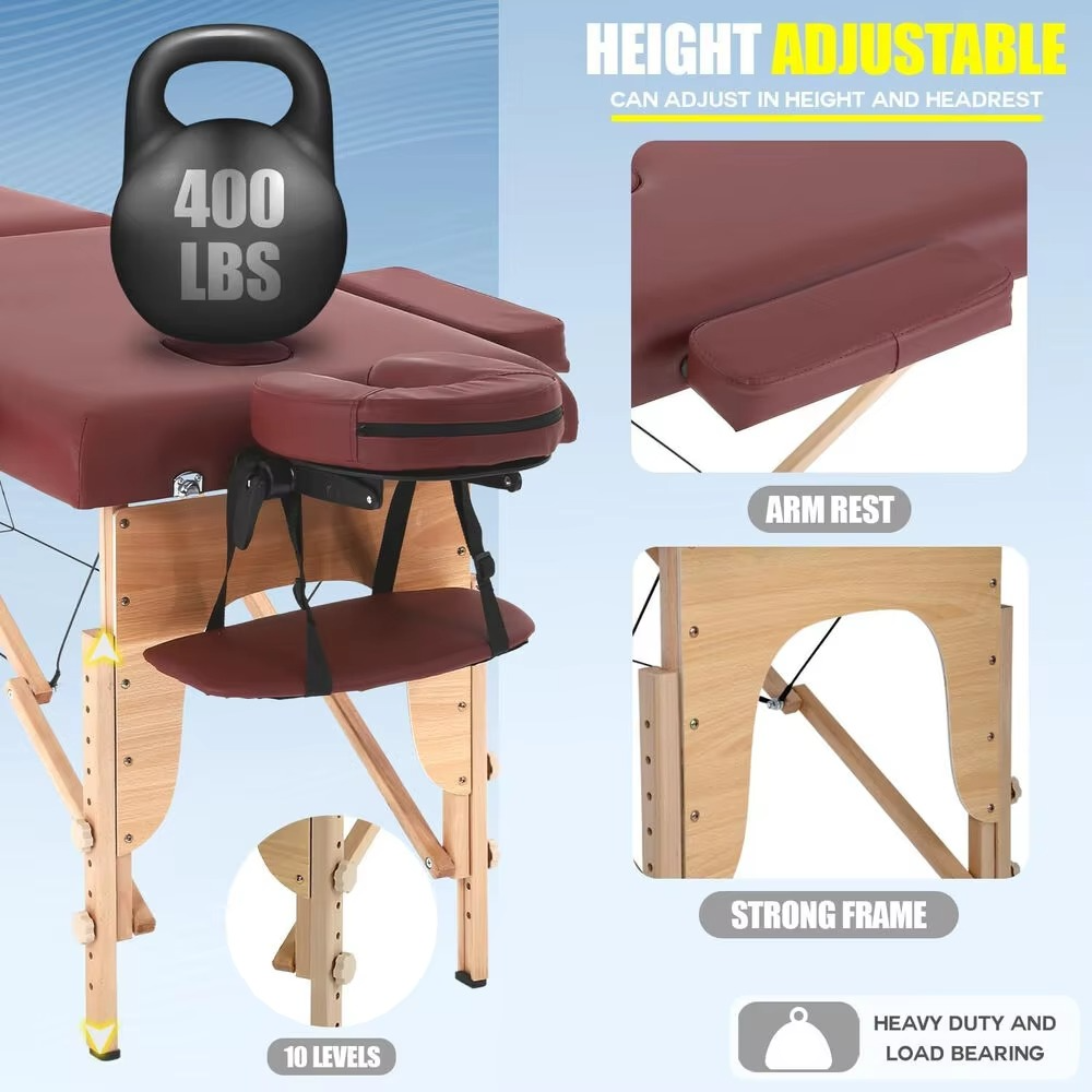 Compact Lightweight Massage Bed with Storage Bag