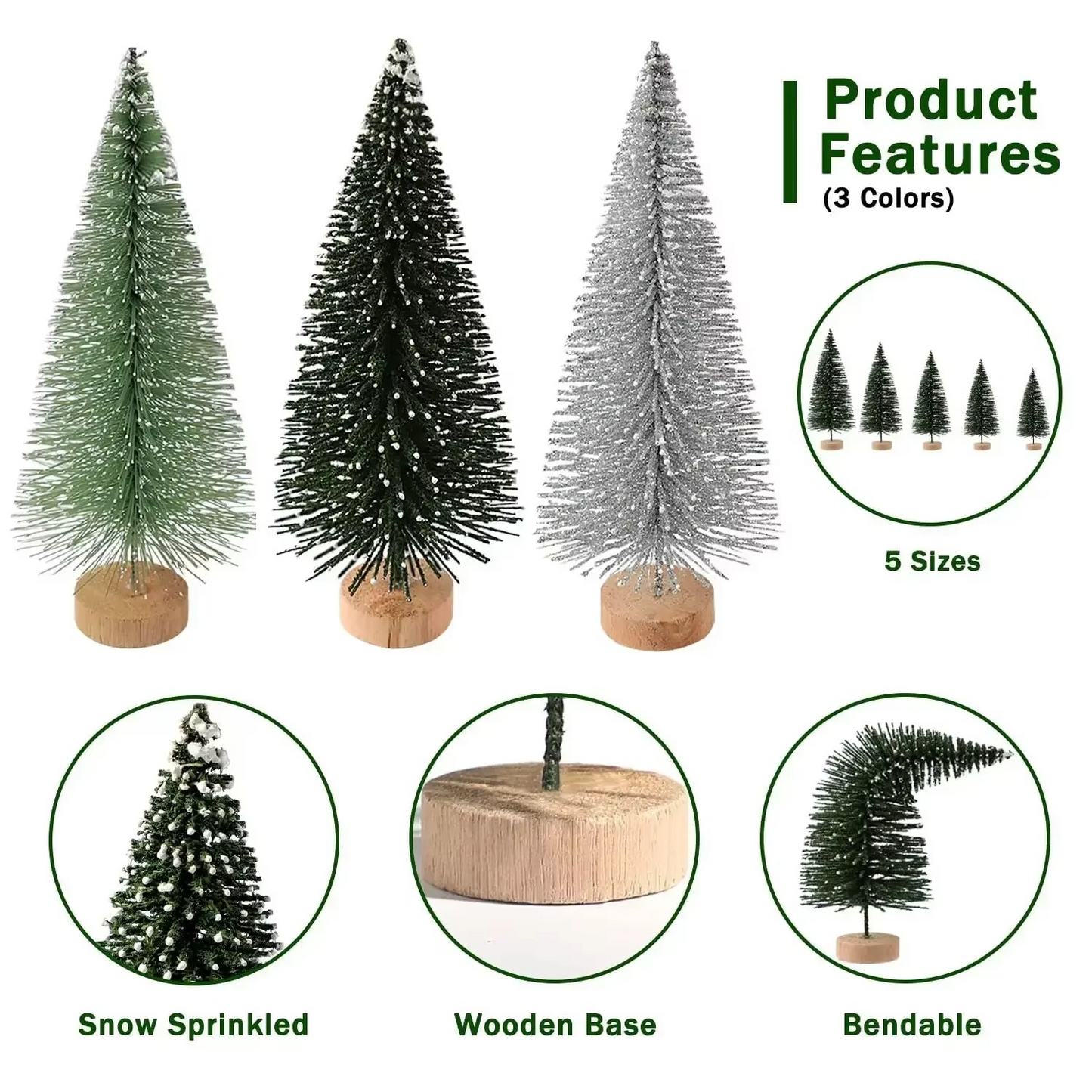 Small Christmas Tree Desk Decoration for Holiday Home