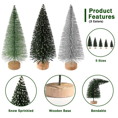 Small Christmas Tree Desk Decoration for Holiday Home