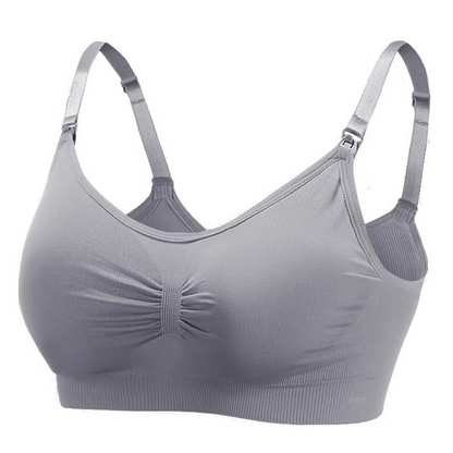 Comfortable Wireless Maternity Bra and Panty Set - Hehif
