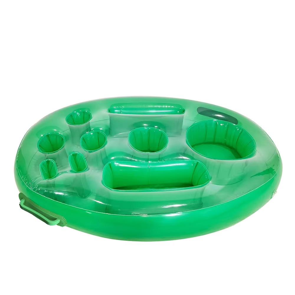 Floating Pool Bar with Cup Holders and Tray