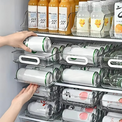 Space Saving Fridge Can Storage Organizer