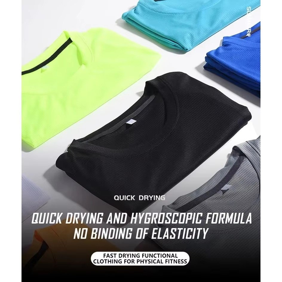 Men's Moisture Wicking Athletic Fit Short Sleeve Top