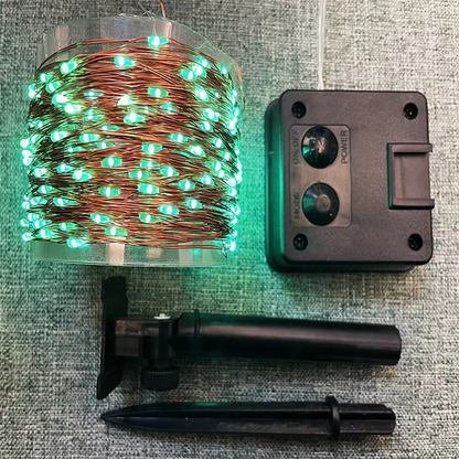Bright Outdoor Solar Powered Garden Lights - Copper