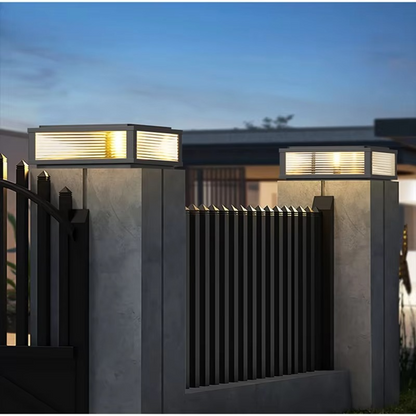 Bright Outdoor LED Solar Powered Light Fixture