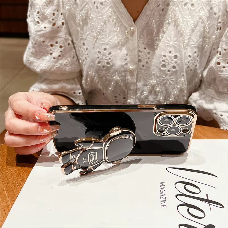 Fun Kickstand Clear iPhone Case