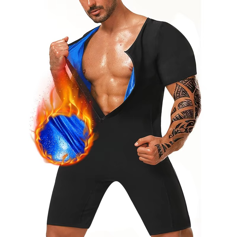 Men's Thermal Sauna Training Sweat Suit for Weight Loss - Hehif