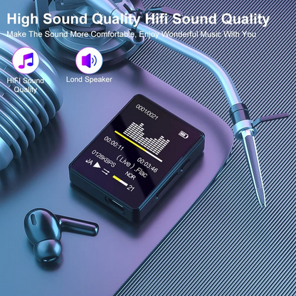 Compact Wireless Music Player with LED Display