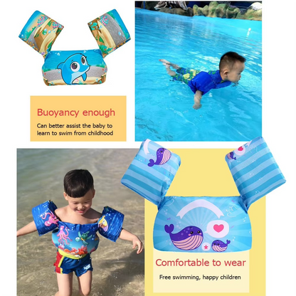 Children's Swim Vest and Arm Floats with Extra Buoyancy