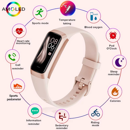 Waterproof Fitness Tracker Watch for Men and Women