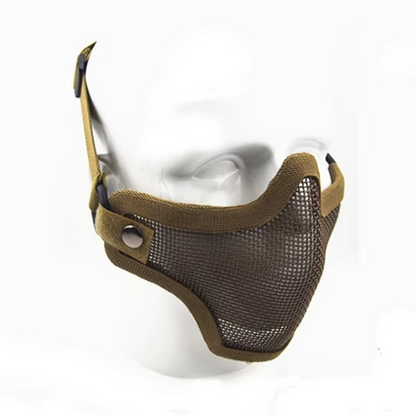 Protective Metal Mesh Paintball Half Face Mask