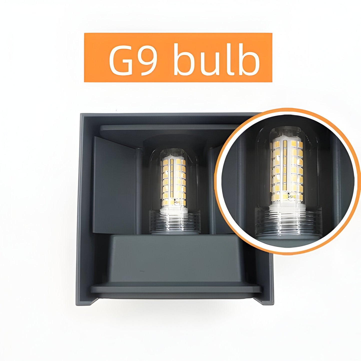 Outdoor LED Wall Lamp, Waterproof Aluminum, Soft White