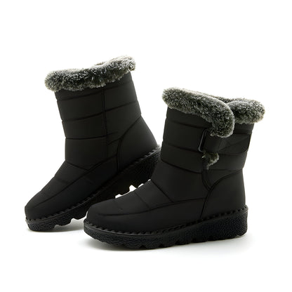 Ladies Insulated Winter Ankle Boot - Hehif