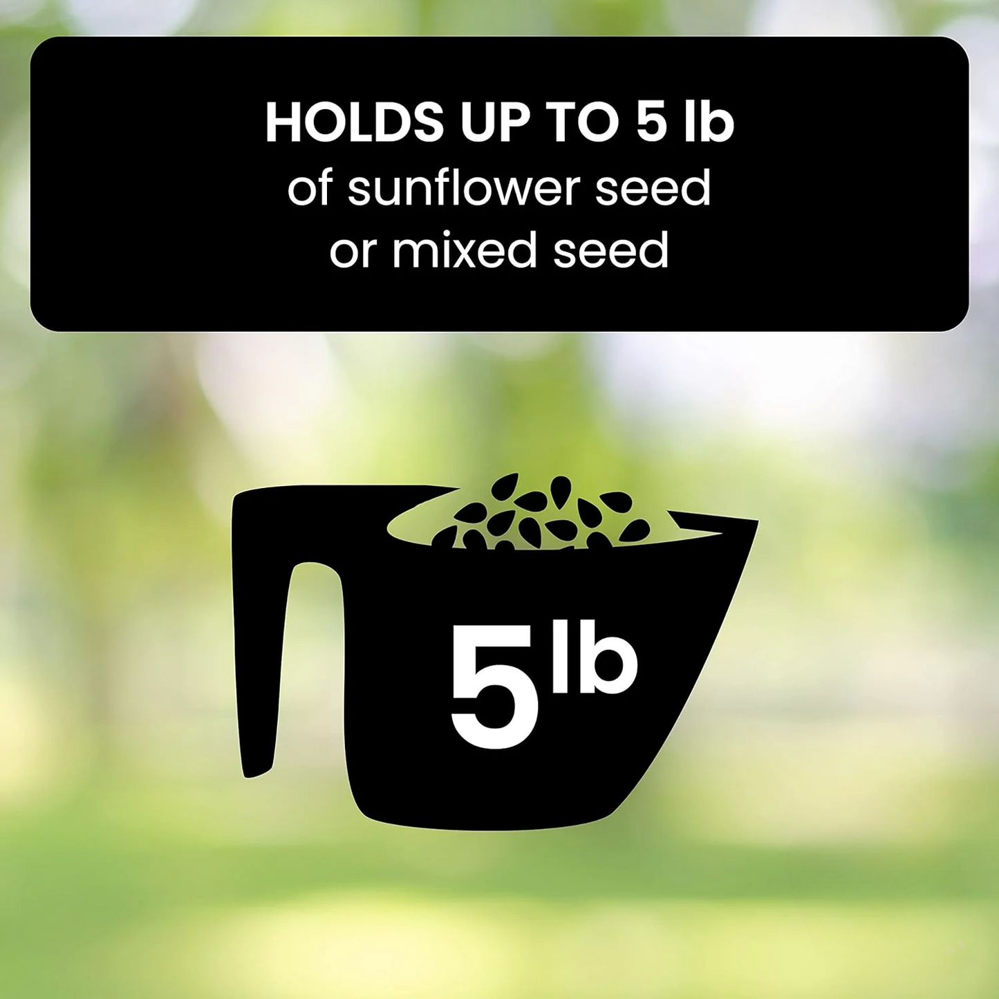 Wildlife Resistant Bird Feeder