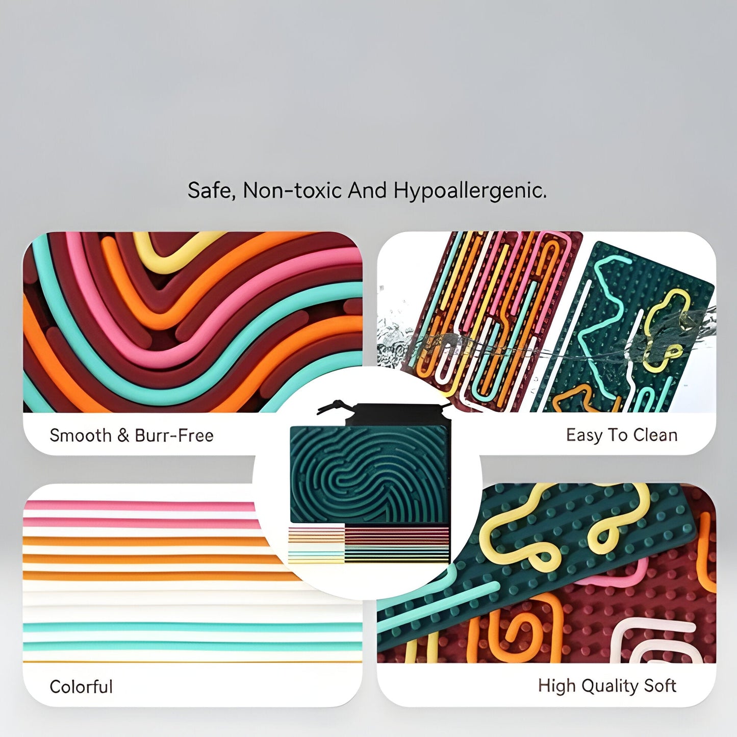 Soft Baby Sensory Play Learning Mat