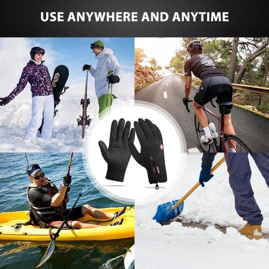 Warm Waterproof Touch Screen Gloves for Winter